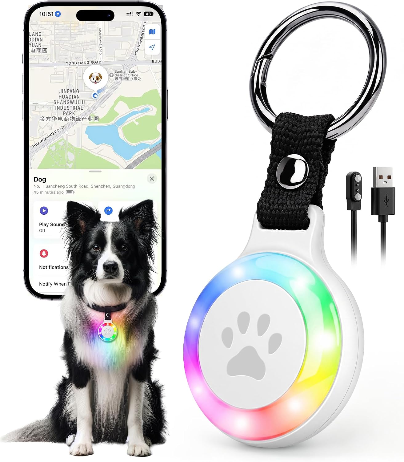 Tractive Smart Dog GPS Tracker | Vital Signs Monitoring