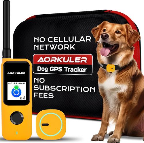 Outdoor GPS Dog Tracker with no monthly fees and no cellular signal needed
